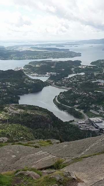 utsikt fra lyderhorn