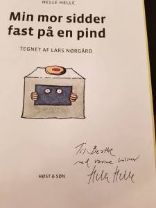 signert gave fra Helle Helle